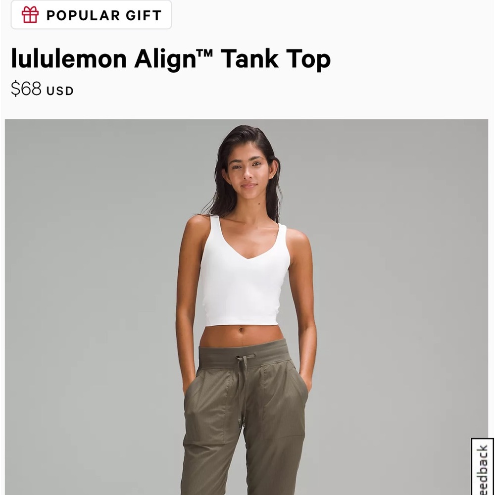 Lululemon Align Tank size 6
